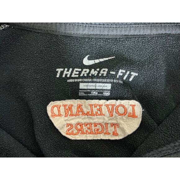 Nike Men's Therma-Fit Black Up Long Sleeve Ne Tasks Sweatshirt size XXL - Picture 9 of 9